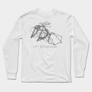 Mt Spokane Resort 3D Long Sleeve T-Shirt